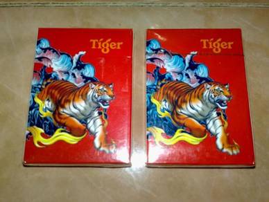 Collectible tiger playing cards