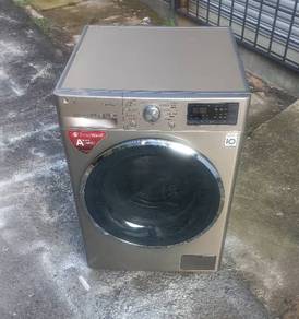 Front load washer inverter LG 10.5kg mesin basuh