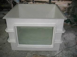 Fiberglass Fish Tank / Top Filter  :