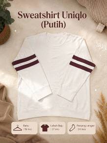 Sweatshirt Uniqlo (Putih)