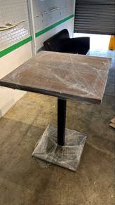 solid timber bar table