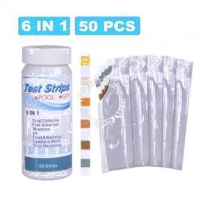 6in 1 Chlorine PH Bromine Cyanuric Total Hardness