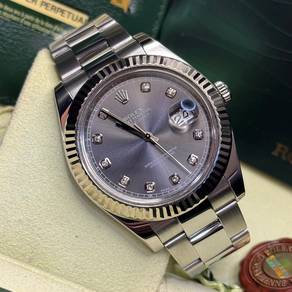 Rolex Datejust 116334 Grey Diamond