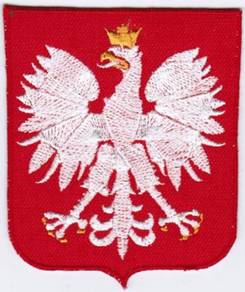 Poland National Football Team Soccer Badge Patch