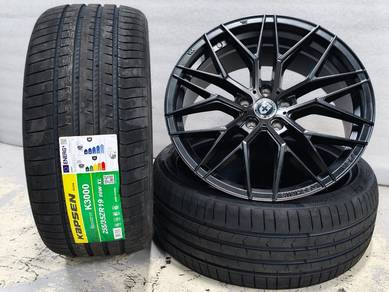 BMW E90 F30 F32 X1 E84 19" Rim + Tayar Baru R325