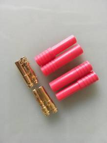 HXT 4mm Gold Connector w/ Protector (4pcs/set)