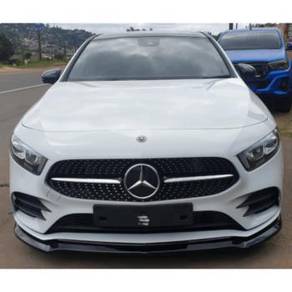 Mercedes W177 V177 W118 AMG Front Lip Gloss Black