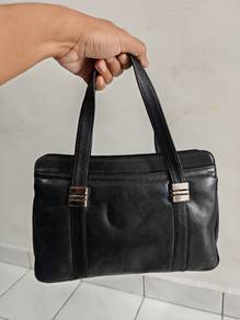 Handbag Leather Black vintage
