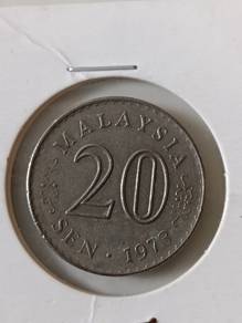 1973 20 sen syiling parliament 