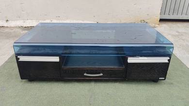 YD75B Meja Kopi 4 Ft Glass Top Coffee Table ARREDO