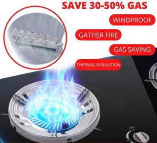 Stainless Iron Windproof Kitchen Gas Stove Cover