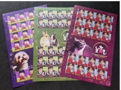 Mint Stamp Sheet Children Pet Malaysia 2011