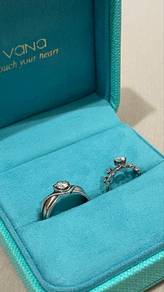 VANA Stainless Steel Diamond-Style Ring Set | Soli