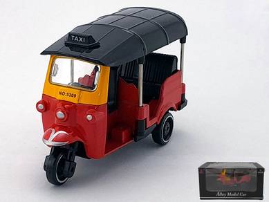 Thailand Tuk tuk taxi 1:43 Diecast Model - red
