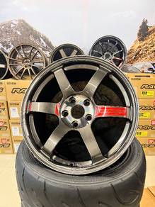 NEW 18x9 5x114.3 RAYS VR TE37SL CIVIC FE FC X50