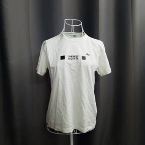 Lacoste White Crew Neck Top