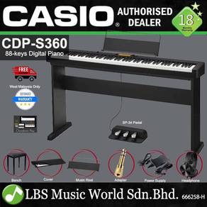 Casio CDP-S360 88 Keys Digital Piano Full Set