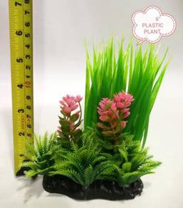 L1 6inch Plastic Plant Fish Decoration Aquarium