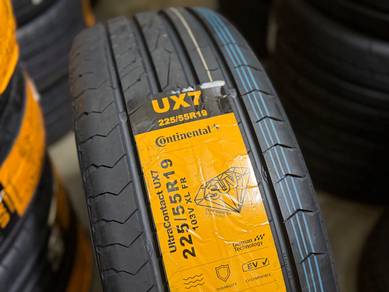 Tayar Baru 225 55 19 Continental UltraContact UX7