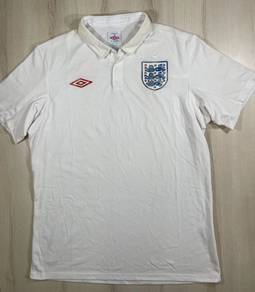 Umbro 2009 England Home Jersey #BV Used