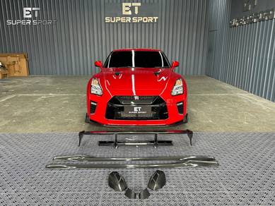 GTR R35 Side Mirror Side Skirt Lip Spoiler GT Wing
