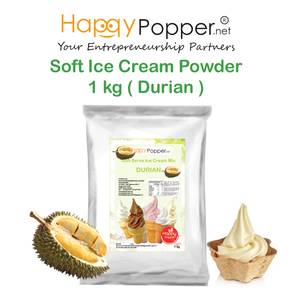 Tepung Durian Soft Ice Cream Powder Premix Mix 1kg