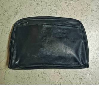 Issey Miyake Original leather clutch bag