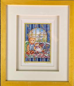 Framed Teddy Bear Art Print – “Teddy Bears I”