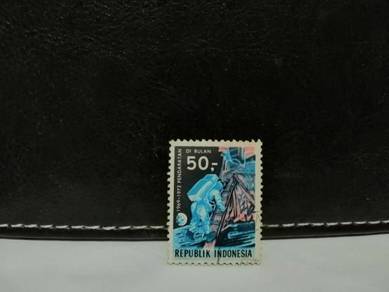 1972 Indonesia Stamp Man Landed on Moon