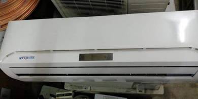 Aircond 1.0hp Air FujiAire Air Cond control Remote