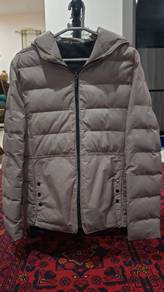 Men's Winter Puffer Down Jacket with Hood (Greyish