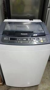 Basuh Panasonic Mesin Washing Machine Black 9kg