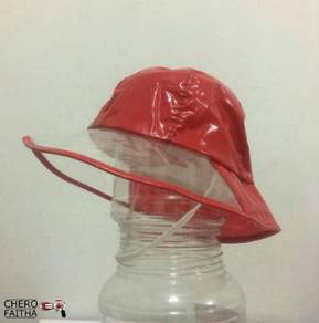 Kid polyester water proof bucket hat topi budak