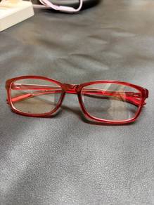 No power red glasses