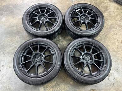 Rim second 16 Wedsport tc105N siap tayar myvi gm6