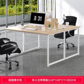 120x120x72cm BROWN COKLAT Computer Study Table