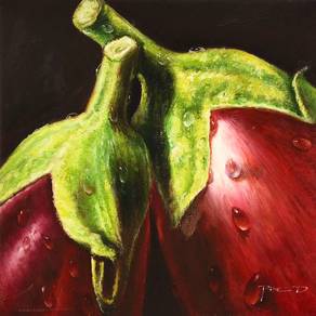 Egg Plant – Original Oil Painting 🍆