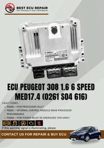 ECU peugeot 308 MED 17.4