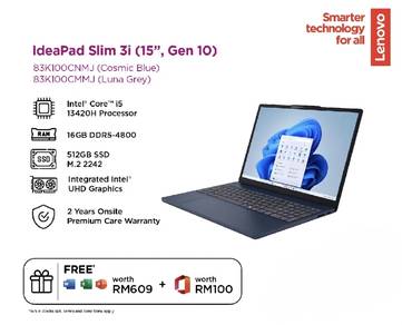 Lenovo Ideapad Slim 3 15IRH10

