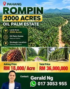 Agricultural Land in Rompin, PHG