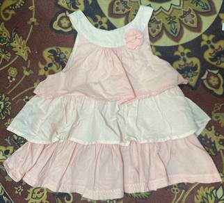 dress bayi perempuan tanpa lengan
