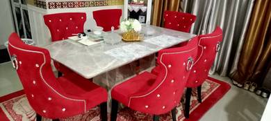 set dining table ( 6 pax ) 

