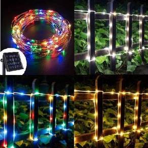 LAMPU RAYA SOLAR 200LED 22M LiGHT LAMP MURAH