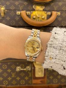 Rolex Lady Datejust 18K 750 Yellow Gold Jubilee RE