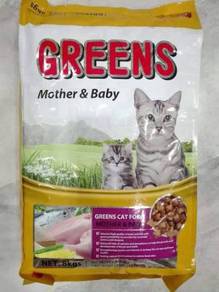 Greens Mother and Baby Cat Food Makanan Kucing 8kg