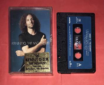 KENNY G - THE MOMENT KOREA CASSETTE Kaset