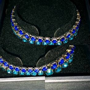 Stunning Blue Tennis Bracelet 