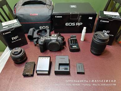 canon rp with lens 