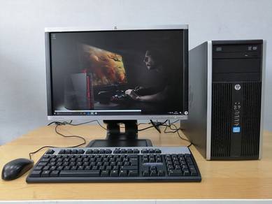 Fullset Pc Bajet Hp Core i5 Gen 3 SSD Ram8gb Laju