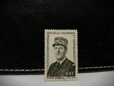 1971 France New Caledonia Stamp General De Gaulle